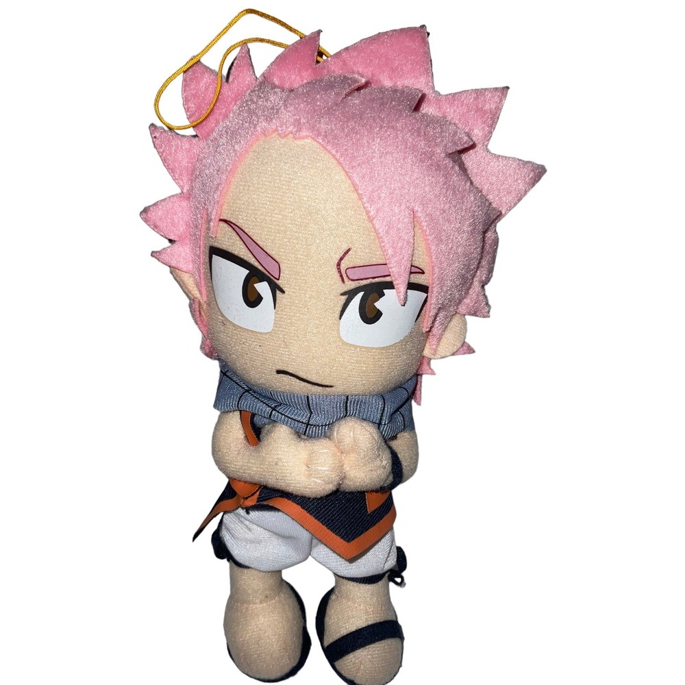 Fairy‎ Tail Authentic Anime Plush Dragon Slayer Natsu Dragneel #6969 EUC